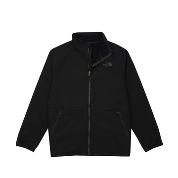 the north face 男 可套式刷毛軟殼外套黑83s6/軟殼外套/防風外套