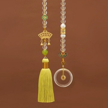 【巴黎精品】現貨+預購 汽車掛飾車內吊墜-黃銅如意算盤車內汽車內飾a1bp78