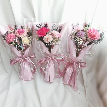 【溫馨五月情-三款式-多色系】母親節/永生花 康乃馨