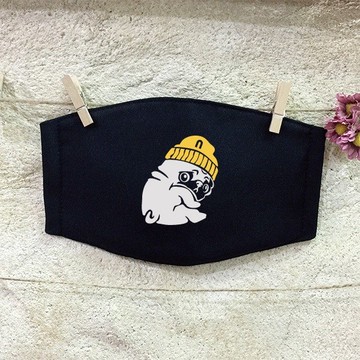 反光口罩 柔軟透氣棉布口罩 巴哥犬 Pug