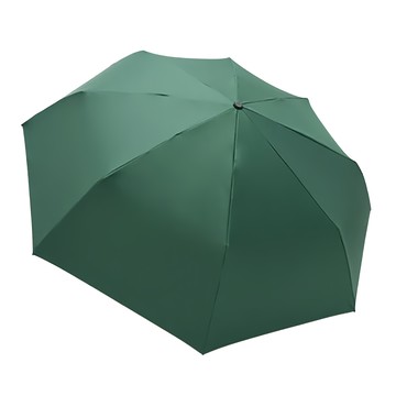 雨之戀 防曬膠大皇爵自動傘 零透光抗UV傘布 傘下直徑120cm  墨綠色