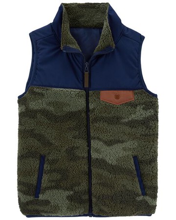 Kid Zip-Up Sherpa Vest