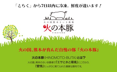 火の本豚 詰め合わせセット 切り落とし550g しゃぶしゃぶ用ロース300g あらびきウインナー10本入 チョリソーウィンナー10本