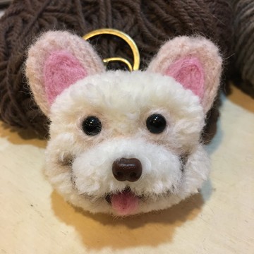 純手工迷你法鬥寶寶鑰匙圈