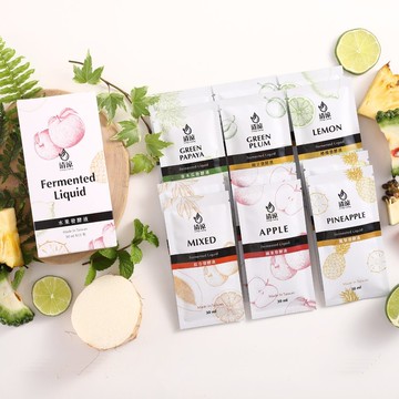 【隨身包】水果酵素(發酵液) 12入組－六大經典口味 一次品嚐