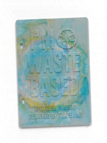 [Limited Edition no.020] I'm Waste Based Diary mini UPCYCLED PLASTIC Edition