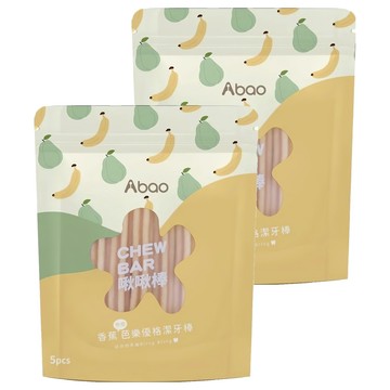 Abao 阿寶 水果優格啾啾棒  香蕉芭樂  2袋