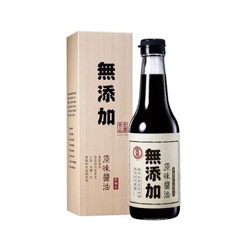 無添加原味醬油 500ml (6入/箱)  盒裝