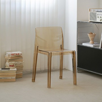 【含稅/免運】 北歐透明餐椅家用網紅ins亞克力創意化妝椅餐廳休閑簡約靠背椅子