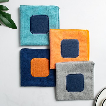 加厚不沾油抹布吸水不掉毛擦手巾家務廚房餐廳洗碗巾家用清潔用品