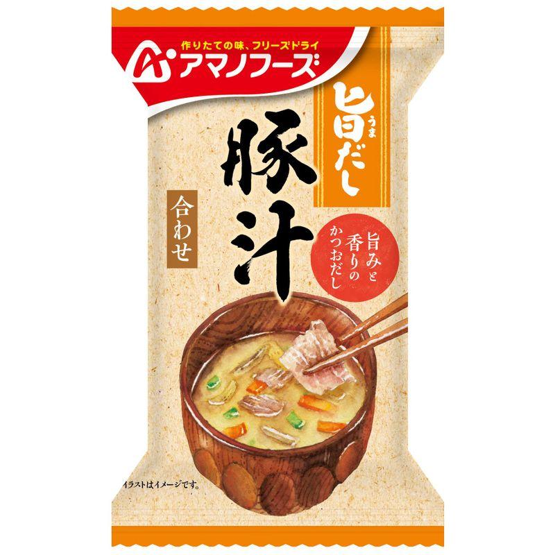 アマノフーズ アサヒグループ食品 旨だし 豚汁 12.5g×10個