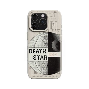 iPhone 16 Pro SolidX 貝殼灰 - 迪士尼-星際大戰 Star Wars - 星際大戰 – 死星結構圖