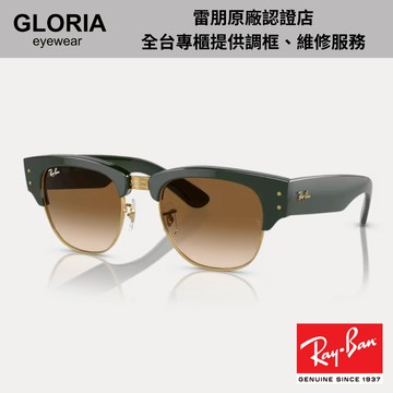 Ray Ban｜RB0316S-136851 眉型膠框漸層太陽眼鏡【葛洛麗雅眼鏡】