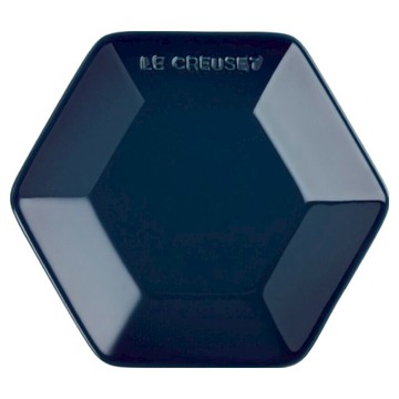 LE CREUSET 六角盤  1個  極光午夜藍  16 x 14.2 x 2cm