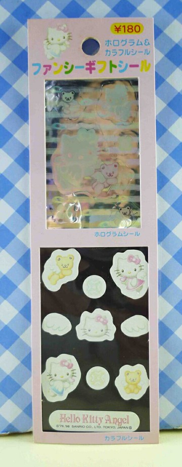 【震撼精品百貨】Hello Kitty 凱蒂貓 KITTY貼紙-天使粉 震撼日式精品百貨