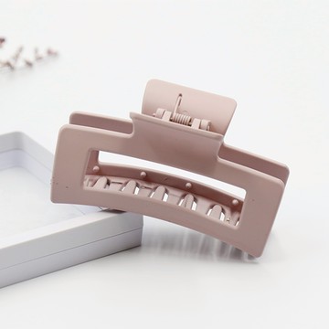 大號方型抓夾-丁香紫色磨砂