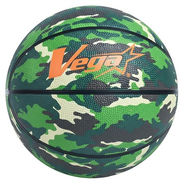 台灣 Vega 橡膠削邊籃球 迷彩 470~500g  OBR-510  5(圓周690~710mm)  1個