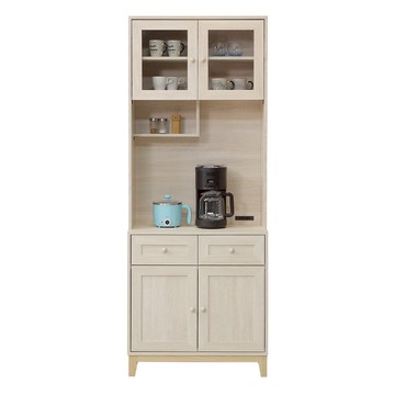 直人木業-COCO田園奶油風上下櫥櫃組78公分