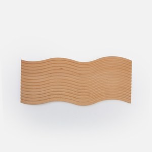 MH櫸木托盤39x18cm 波紋原色
