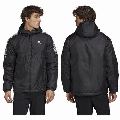 adidas グレー フード付きジャケット - メルカリ