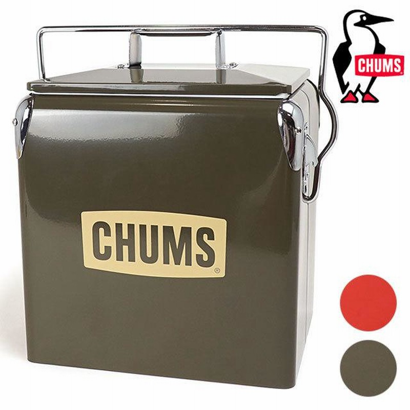 チャムス CHUMS チャムス スチールクーラーボックス CHUMS Steel Cooler Box 12L CH62-1128 FW21  メンズ・レディース アウトドア キャンプ用品 | LINEブランドカタログ