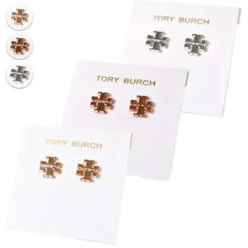 TORY BURCH 雙T LOGO針式耳環-(新款任選)