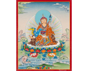 佛教師父唐卡畫作