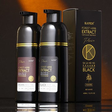 輕鬆上色400ml 卡氛 何首烏染髮膏 kafen 升級版plus+ 染髮膏 染髮劑  染頭髮