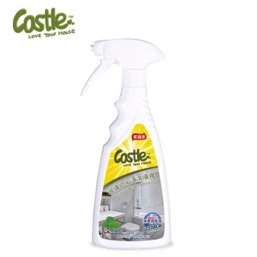 【Castle 家適多】玻璃皂垢清潔噴霧500ml｜強效溶垢不留痕 天然精油清香 無刺鼻味