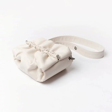 【SAMO ONDOH】全面63折起★Strap Bun Bag S lambskin - cream 10
