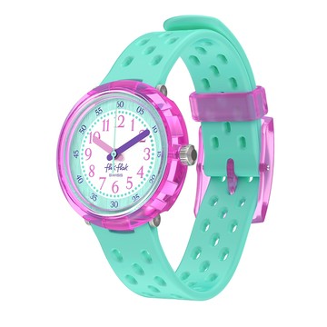 【FlikFlak】IZZ IN MINT (31.85mm) 兒童手錶 兒童禮物 瑞士錶 FCNP003