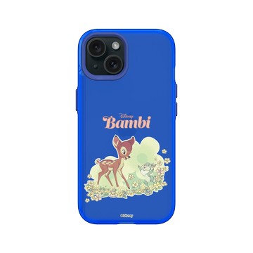 iPhone 15 Clear 激光藍 - 迪士尼-經典系列 Disney Classics - 小鹿斑比與桑普