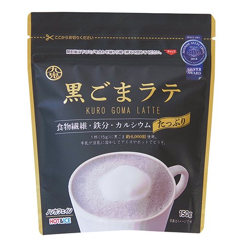 九鬼産業 黒ごまラテ 袋 150ｇ×12個