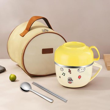 304不銹鋼食堂自帶碗學生飯盒帶蓋打飯專用飯缸女上班族上學專用