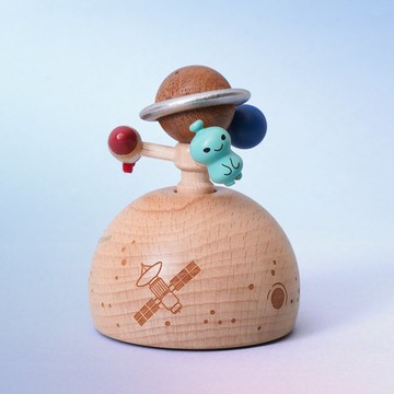 【太空】上旋發條音樂盒