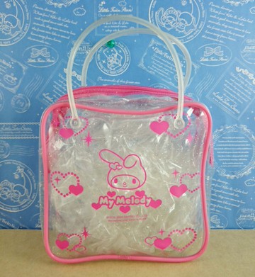 【震撼精品百貨】My Melody 美樂蒂~提帶_透明_方型