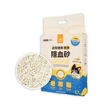 汪喵星球 泌尿健康檢測隱血砂（條型豆腐砂）2.7kgx6入