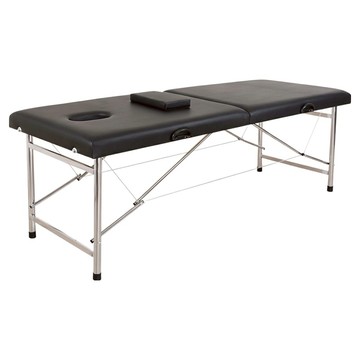 三次方 攜帶式美容床 180 x 70 x 65cm  黑色