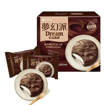 【現貨】樂天 夢幻巧克力派 可可風味 34公克 X 36顆