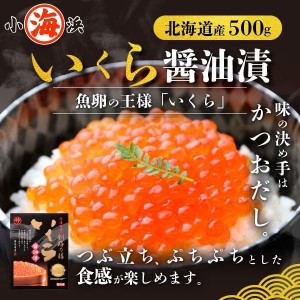 いくら イクラ いくら醤油漬 500g 約5～6人前 北海道産