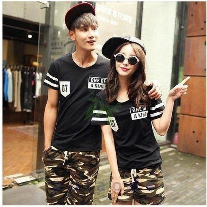 新婚お祝い カップル ペアルック Tシャツ カットソーペア カップル Tシャツ おそろい オシャレご夫婦 カップル メンズ レディース海外旅行 通販 Lineポイント最大get Lineショッピング