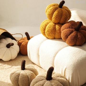 南瓜抱枕沙發客廳靠枕可愛ins風異形飄窗臥室裝飾南瓜枕家用擺件