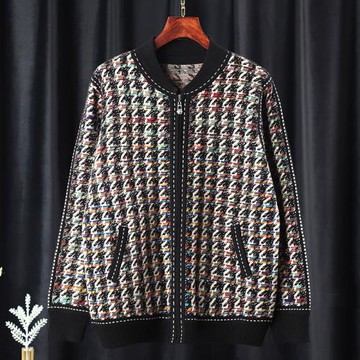 媽媽外套春秋針織開衫老年人女裝毛衣秋冬款2022年新款50歲60上衣