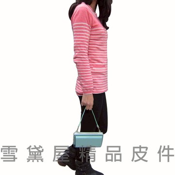 限時 滿3千賺10%點數↘ | ~雪黛屋~18NINO81美國長型大皮夾進口專櫃100%牛拉鍊式包覆型大容量不折鈔手提肩背斜側HY1300-12421
