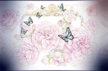 OKMT新七天 貼紙PET手帳膠帶 粉色朱麗葉-PET貝殼光-7cm*5m-100cm