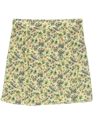 Zadig&Voltaire - Joseline floral-print mini skirt - women - Viscose - 40 - Yellow