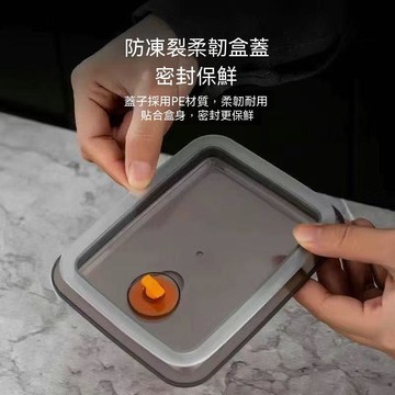 【食品級PP】新款防塵蓋不鏽鋼保鮮盒加厚密封蓋防漏蓋子耐熱