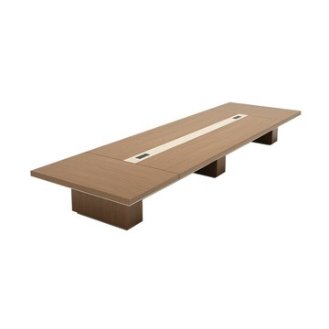 大型辦公會議桌長桌簡約現代會議室桌椅組合長條桌子商用會議臺[DD030109]