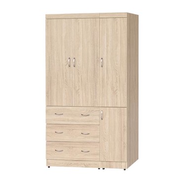 Boden-查利4尺四門三抽衣櫃