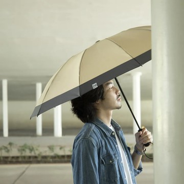 德國boy撞色強韌抗風反向傘（多色） - 沙漠棕